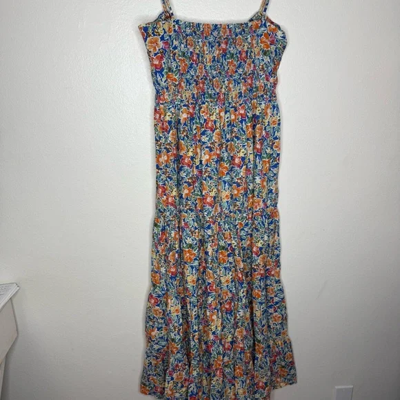 Dress Forum Floral Tie-Front Midi Dress Sz L